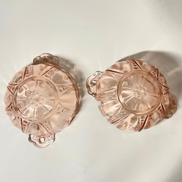 Anchor Hawking Oyster and Pearl pink glass 2-bowl set - Picture 4 of 7